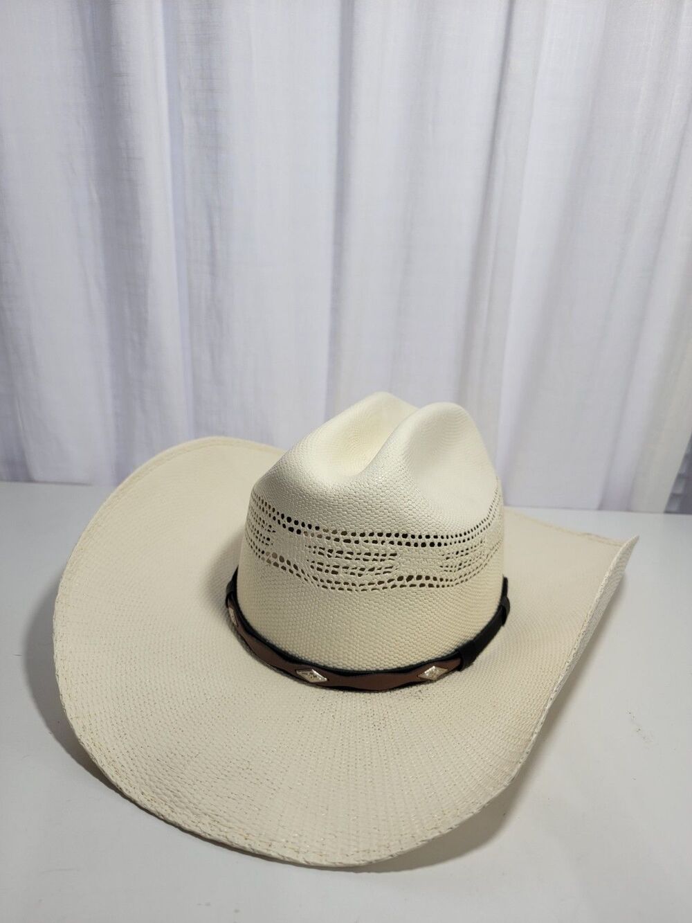 Resistol 7X Anders Natural Straw Western Hat RSANDR-304281 Size 7⅝